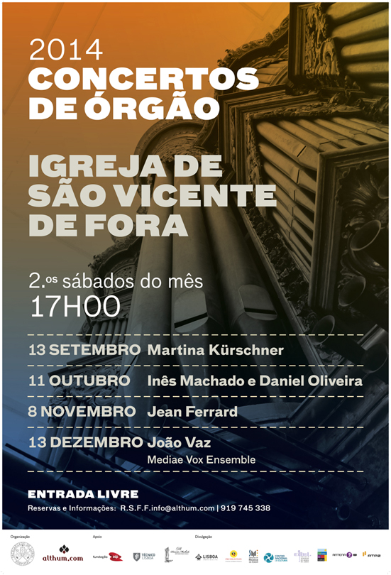 IV Ciclo de Concertos de órgão - Igreja de São Vicente de Fora - 2014